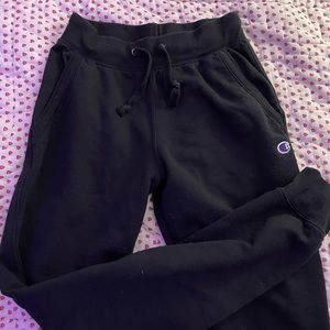 Champion black sweats